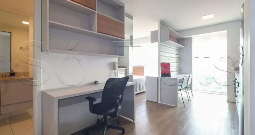 Residencial home boutique, flat disponível para locação com 32m², 01 dormitório e 01 vaga.