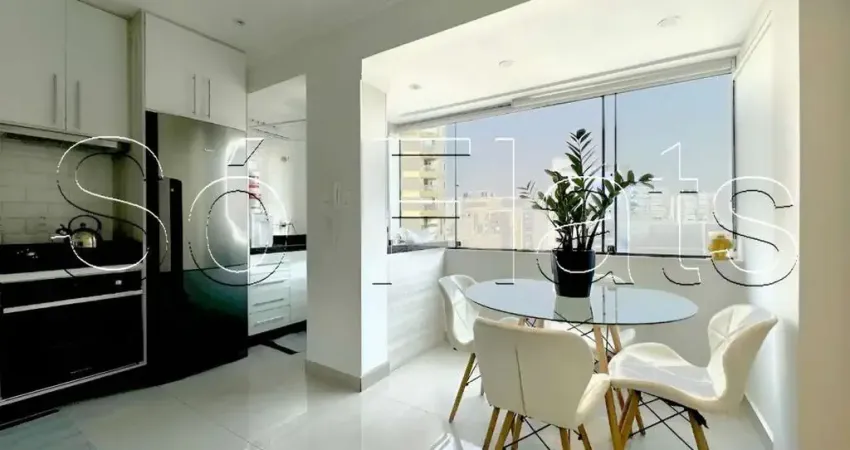 Flat para locação em Moema, prox. A Av. Santo Amaro, com fácil acesso ao bairro da Vila Olímpia.