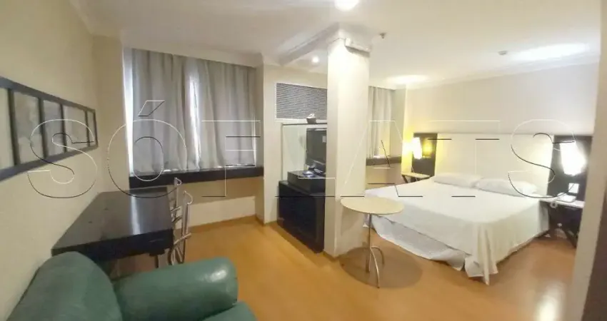 Flat international plaza 29m² 1 dormitório 1 vaga disponível para locação no jardim paulista.