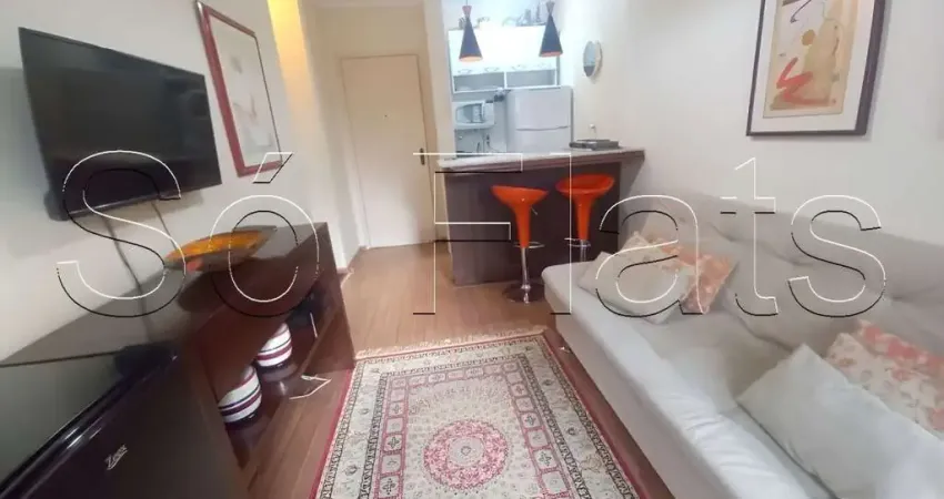 Ótimo flat lindo e aconchegante em moema disponível para locação com 1 dorm e 1 vaga de garagem.