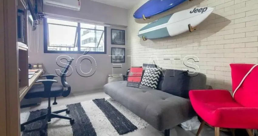 Apto no wyndham são paulo berrini disponível para locação com 29m², 01 dormitório e 01 vaga.