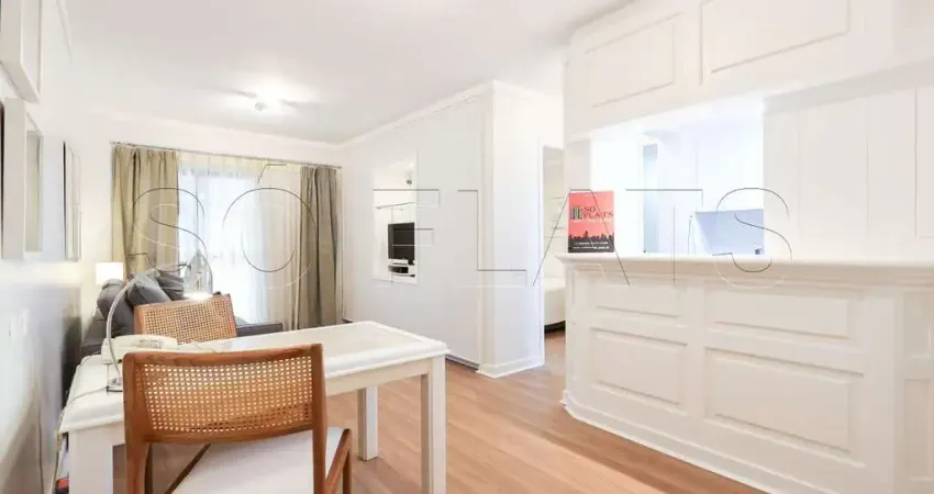 Flat estilo residencie disponível para locação, próximo a faria lima e nove de julho.