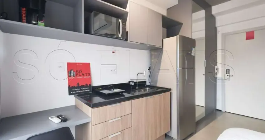 Flat no on lorena disponível para locação com 21m² e 1 dorm. localizado ao lado da rua pamplona.