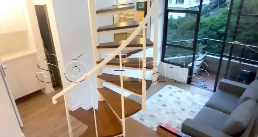 Apartamento no res paço trianon disponível para venda com 53m², 1 dormitório e 1 vaga