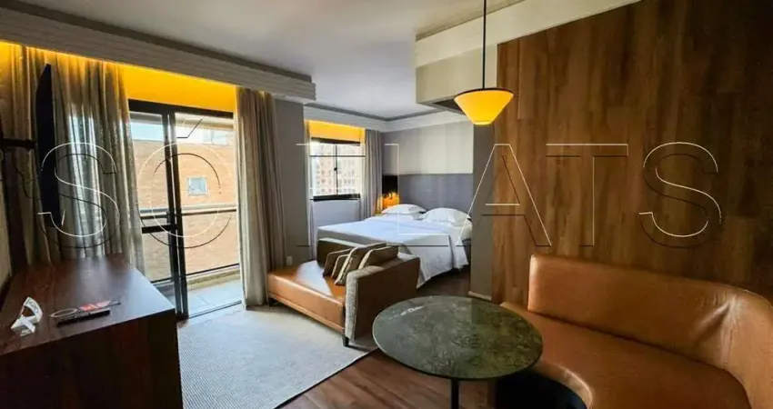 Flat estanplaza international disponível para venda com 26m² e 01 vaga de garagem