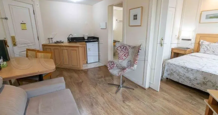 Excelente flat na Bela Vista, com localização privilegiada, a poucos metros da Av. Paulista