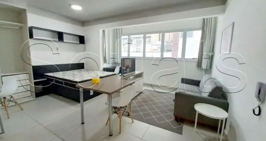 Flat atrium augusta 24m² 1 dormitório 1 vaga para locação na bela vista.
