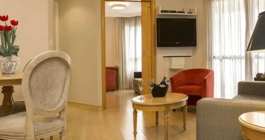 Flat com 02 dorms prox ao shopping ibirapuera, av. dos bandeirantes e metrô eucaliptos