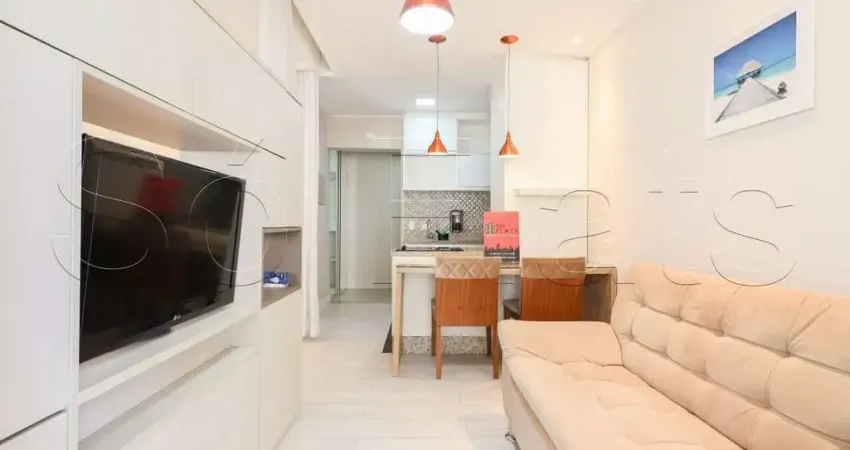 Flat no Choice Panamby, disponível para locação com 1 dorm e 1 vaga, próximo da ponte João Dias.