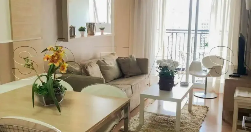 Diogo home, flat disponível para locação contendo 48m², 01 dormitório e 01 vaga de garagem.