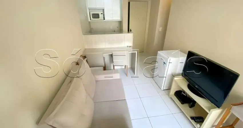 Flat com cozinha completa, prox a av. ibirapuera e av. sto amaro