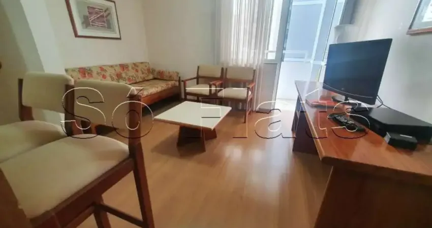 Flat com 1 quarto à venda na Rua Haddock Lobo, 807, Jardins, São Paulo