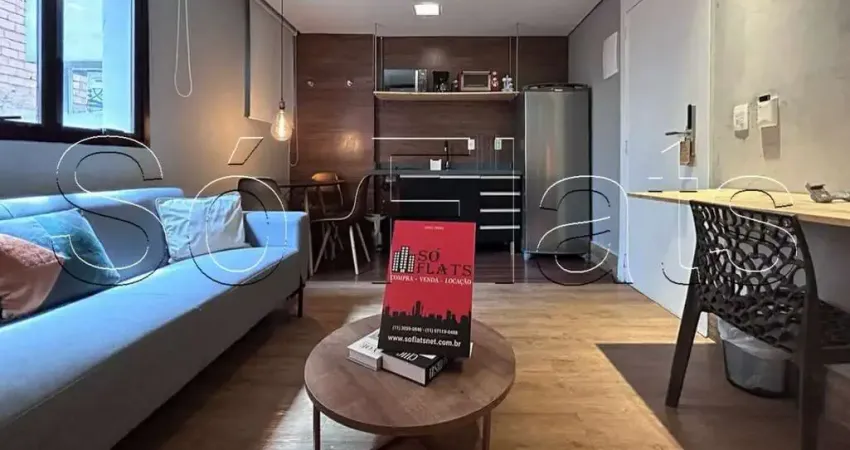 Heritage Residence, flat na Consolação disponível para locação contendo 36m² e 1 dormitório.