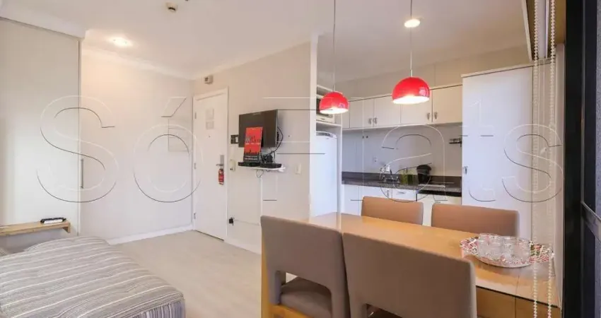 Flat no Nobile Suítes Congonhas para locação com 44m², 01 dormitório e 01 vaga de garagem.