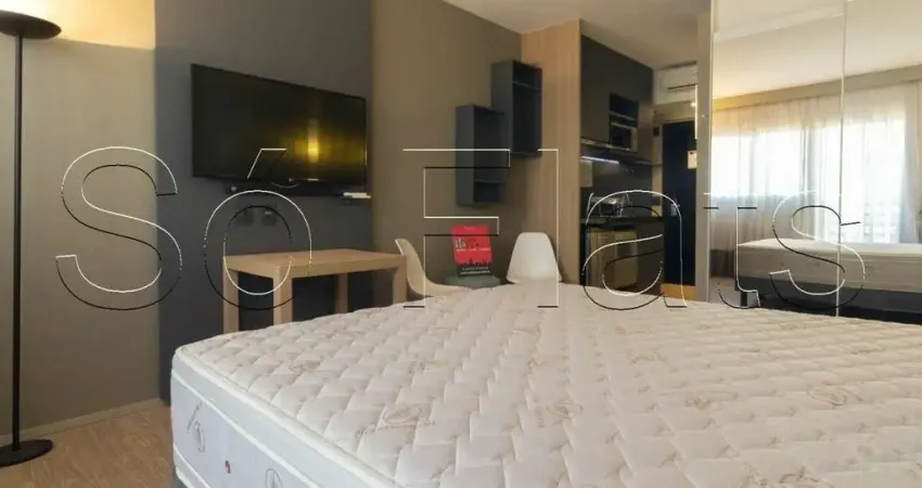 Flat alpha stay disponível para locação com 29m², 1 dormitório e 1 vaga de garagem.