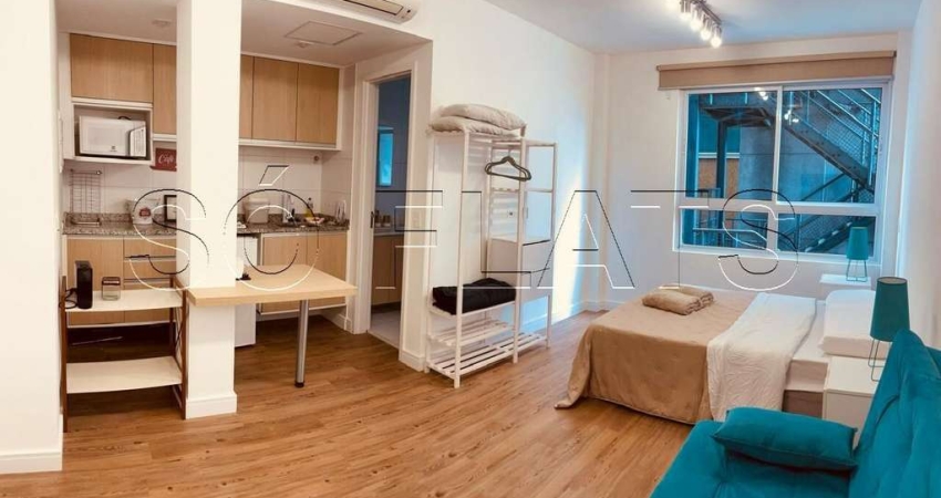 Studio Avanhandava, apto disponível para locação com 27m² e 01 dormitório