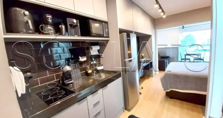 Studio VN Álvaro Rodrigues, apto disponível para locação contendo 30m² e 1 dormitório.