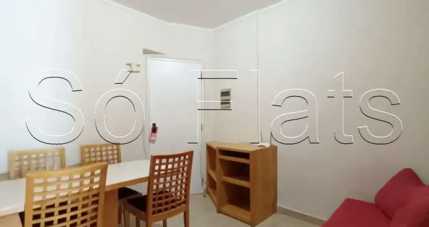 Flat Champ´s Elysées disponível para venda com 33m², 01 dormitório e 01 vaga de garagem