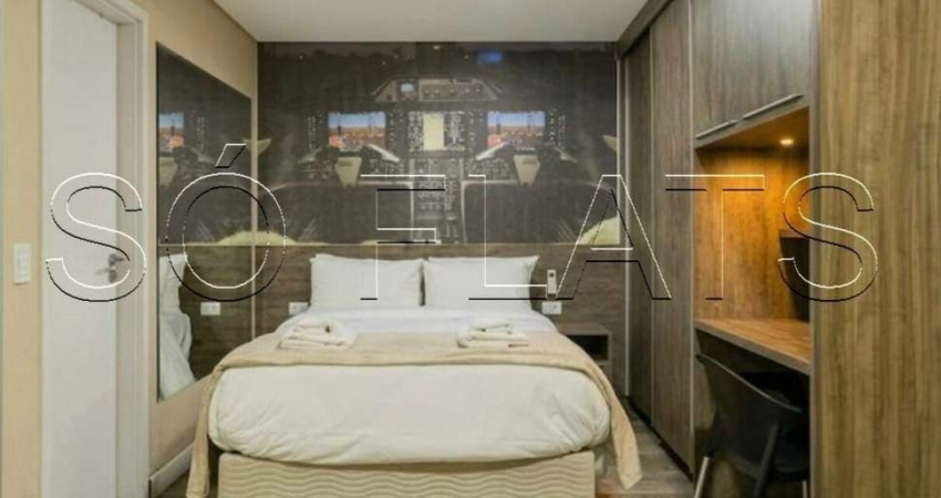 Apartamento de 35m² no Campo Belo  com 1 dormitório, 1 vaga.
