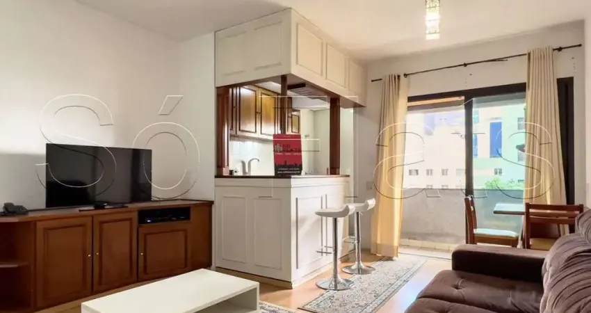 Flat disponível para locação próx a av santo amaro, ao parque do ibirapuera e ao shopping.