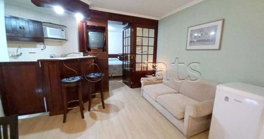 Flat disponível para locação em Higienopolis, prox a Av. Pacaembu, Pq. Buenos Aires e Av. Angelica.