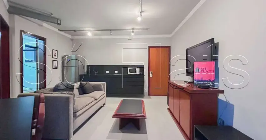 Flat no golden tower 40m² 1 dormitório 1 vaga no itaim bibi disponível para locação.