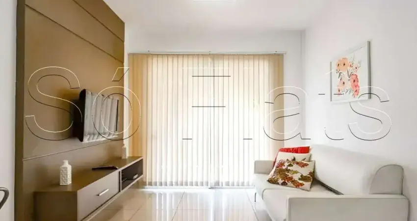 Residencial lindo, decorado e mobiliado no morumbi com 75m², 2 dormitórios e 2 vagas.