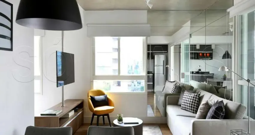 Residencial geo berrini, apto disponível para venda com 62m², 01 dormitório e 01 vaga de garagem