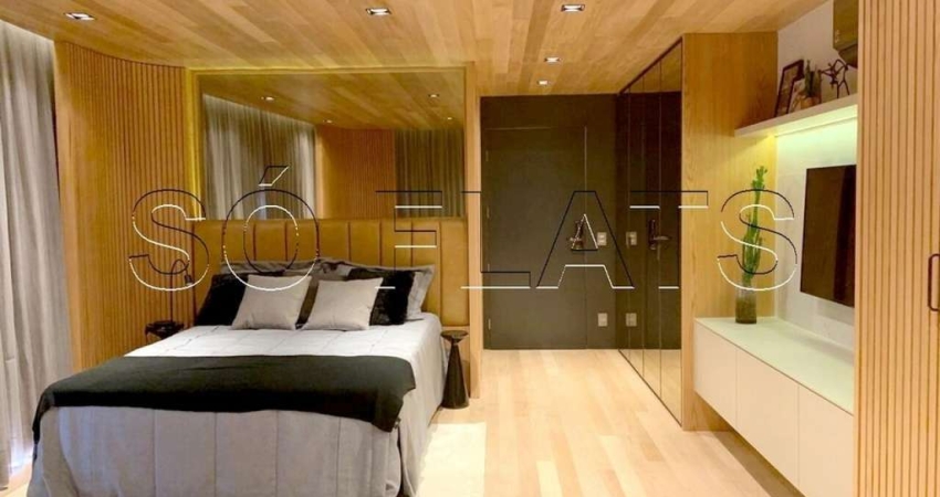 Pininfarina, apartamento de alto padrão disponível para locação com 49m², 1 dormitório e 2 vagas.