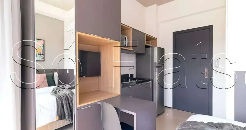 Studio VN Ueno, ao lado do Shop. Frei Caneca disponível para locação com 20m² e 01 dormitório.