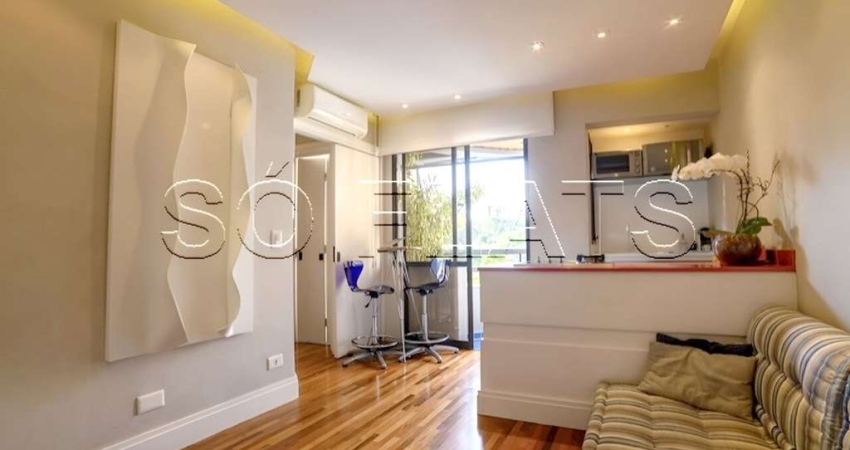 Flat no Griffes Residence com 32m², 1 dormitório e 1 vaga disponível para locação no Morumbi.