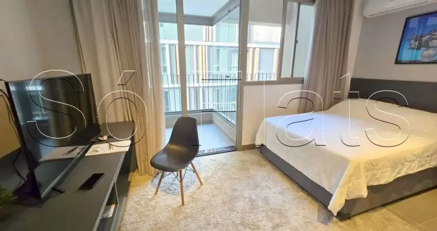 Studio no VN Melo Alves disponível locação 30m², 1 dormitório no bairro do Jardim Paulista.