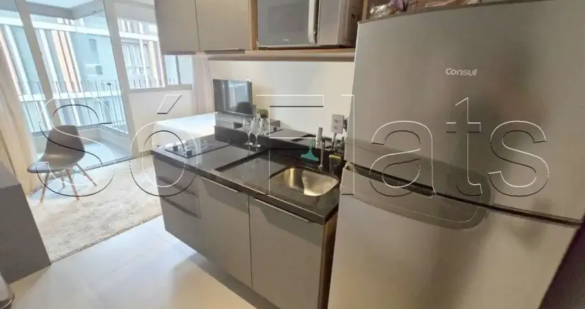 Studio no VN Melo Alves disponível locação 30m², 1 dormitório no bairro do Jardim Paulista.