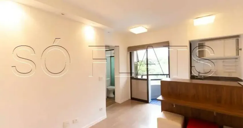 Flat Griffes Residencial Service disponível para venda com 30m², 1 dormitório e 1 vaga de garagem
