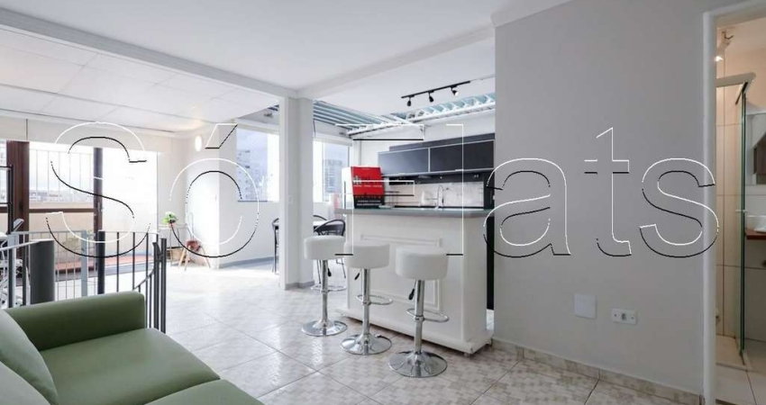Flat The Plaza, apto Duplex disponível para venda com 93m², 1 dormitório e 2 vagas de garagem