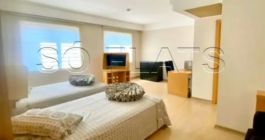 Apto no Slaviero Guarulhos contendo 29m², 1 dormitório e 1 vaga disponível para locação.
