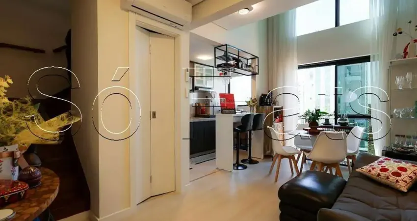 Flat International Duplex disponível para venda com 42m², 01 dorm e 01 vaga de garagem