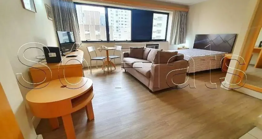 Flat com 2 dormitórios a 800m da Avenida Paulista Perfeita localização no Jardim Paulista.