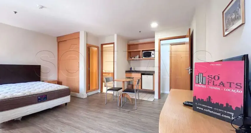 Flat com 2 dormitórios a 800m da avenida paulista perfeita localização no jardim paulista.