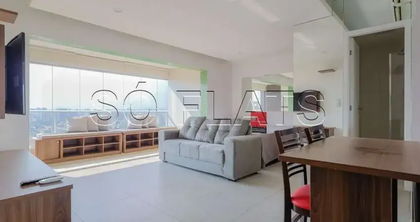 Residencial Air Campo Belo disponível para locação com 50m², 01 dorm e 01 vaga de garagem