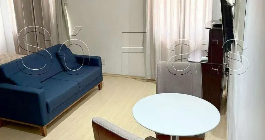 Flat próximo a Avenida Paulista, Shopping Cidade de São Paulo, Masp, totalmente mobiliado.