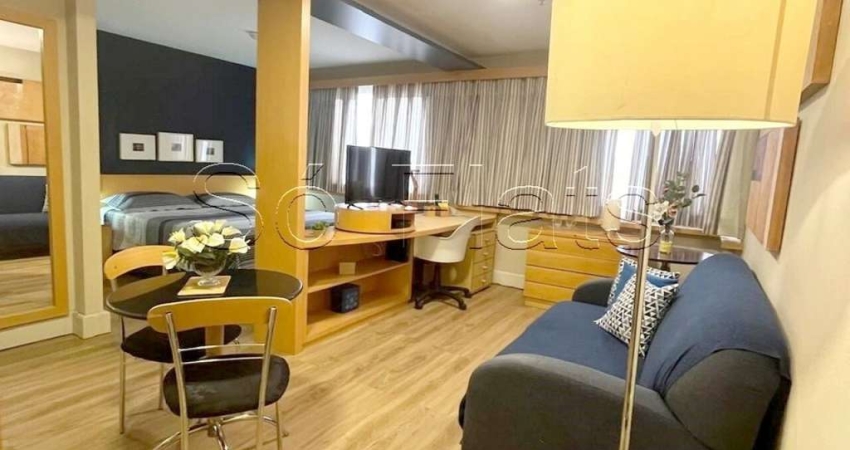 Flat disponível para locação com localização privilegiada ao lado do Shop Pamplona, Av 9 de Julho.