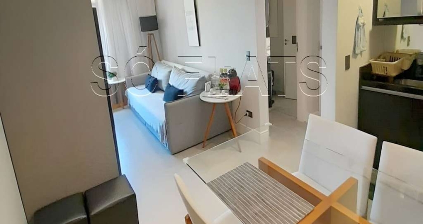 Flat São Paulo Suíte Service disponível para venda com 37m², 1 dormitório e 1 vaga de garagem