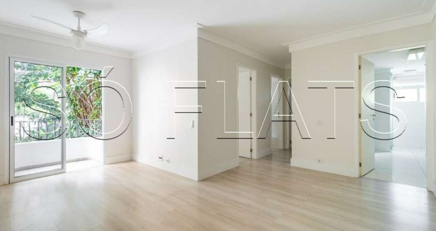 Residencial Parque Trianon, apto disponível para locação contendo 55m², 2 dormitórios e 1 vaga.