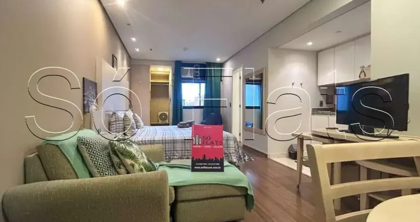 Flat São Paulo Nações Unidas, disponível para venda com 27m² e 01 vaga de garagem