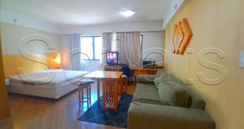 Flat próximo a Av. Ibirapuera, estação Moema do Metrô e Shopping Ibirapuera.