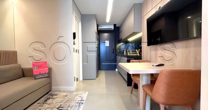 Residencial Hit Itaim, studio disponível para locação, contendo 30m² e 1 dormitório