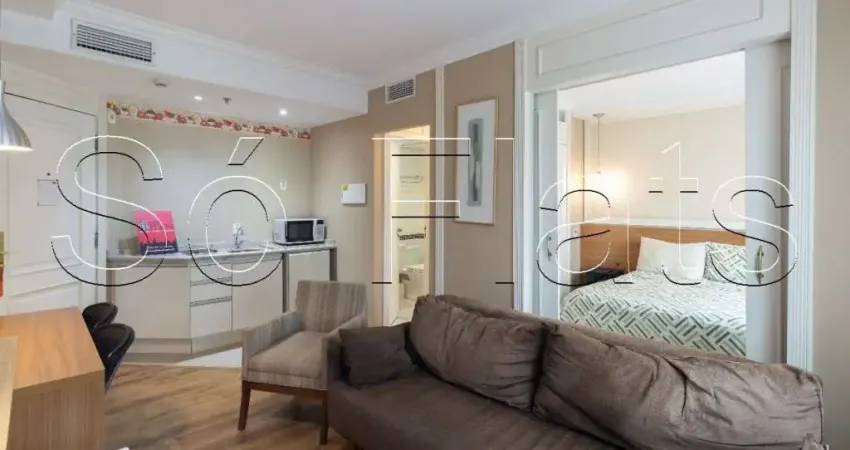 Flat the universe próximo a av. paulista para locação com 33m² e 1 dormitório.