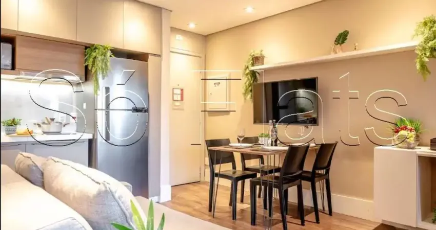 Flat Transamérica Berrini disponível para venda com 32m², 01 dormitório e 01 vaga de garagem