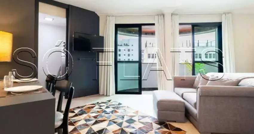 Flat Radisson Oscar Freire disponível para venda com 32m², 1 dormitório e 1 vaga de garagem